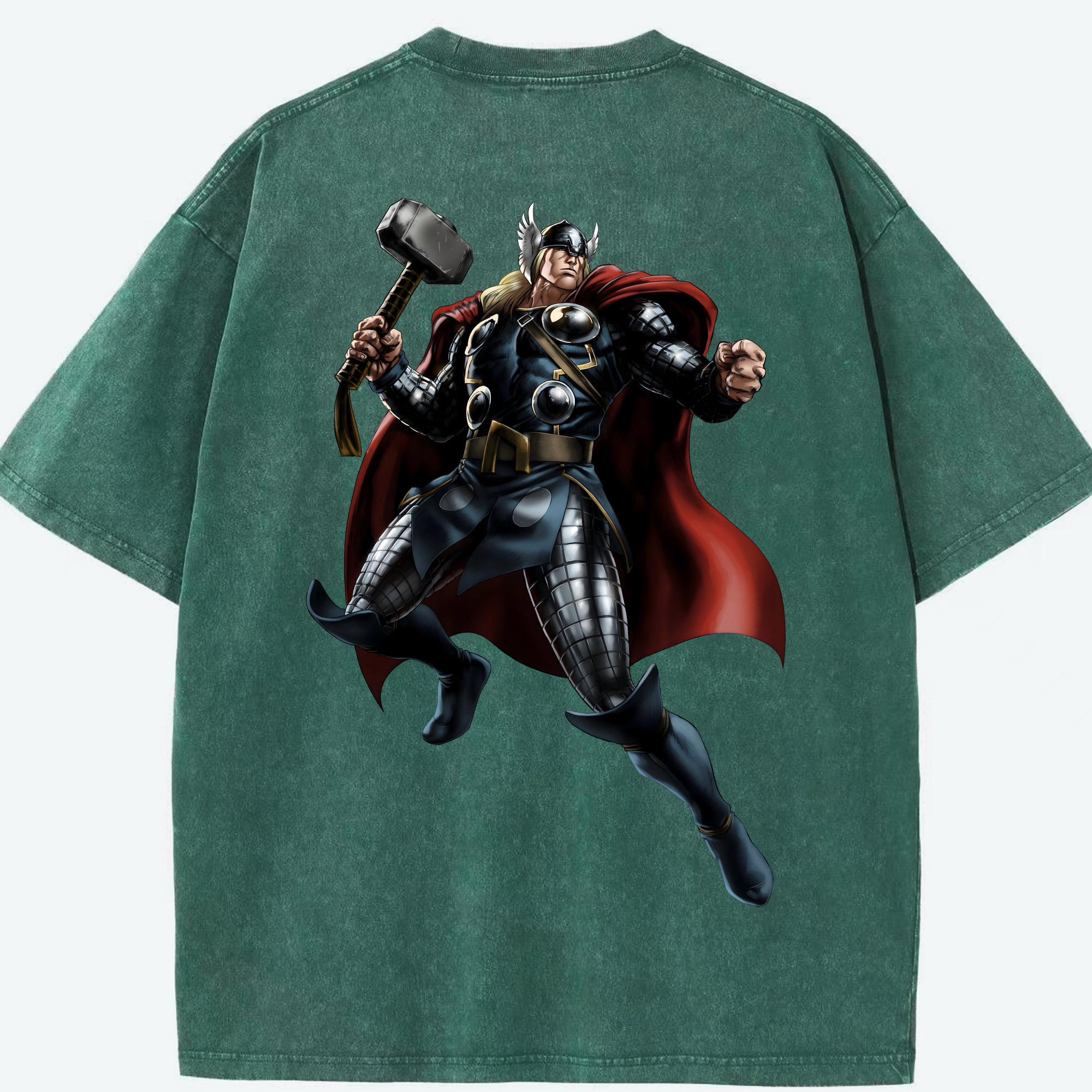 （画像用） アベンジャーズ The Avengers 綿100% ヴィンテージ風 半袖Tシャツ（背面プリント）